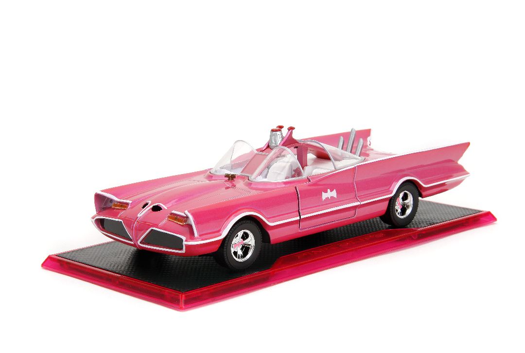 Jada 1/24 "Pink Slips" 1966 Classic TV Series Batmobile (Pink)