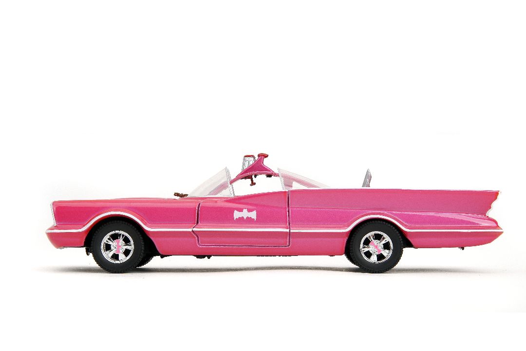 Jada 1/24 "Pink Slips" 1966 Classic TV Series Batmobile (Pink) - Click Image to Close