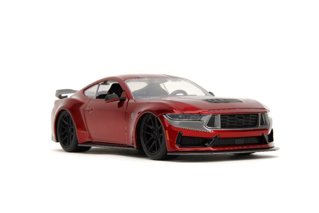 Jada 1/24 "BIGTIME Muscle" 2024 Ford Mustang Dark Horse - Red - Click Image to Close