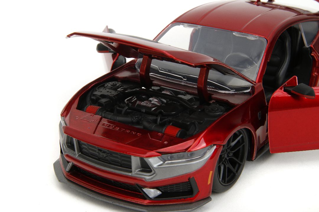 Jada 1/24 "BIGTIME Muscle" 2024 Ford Mustang Dark Horse - Red