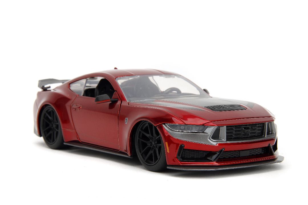 Jada 1/24 "BIGTIME Muscle" 2024 Ford Mustang Dark Horse - Red - Click Image to Close