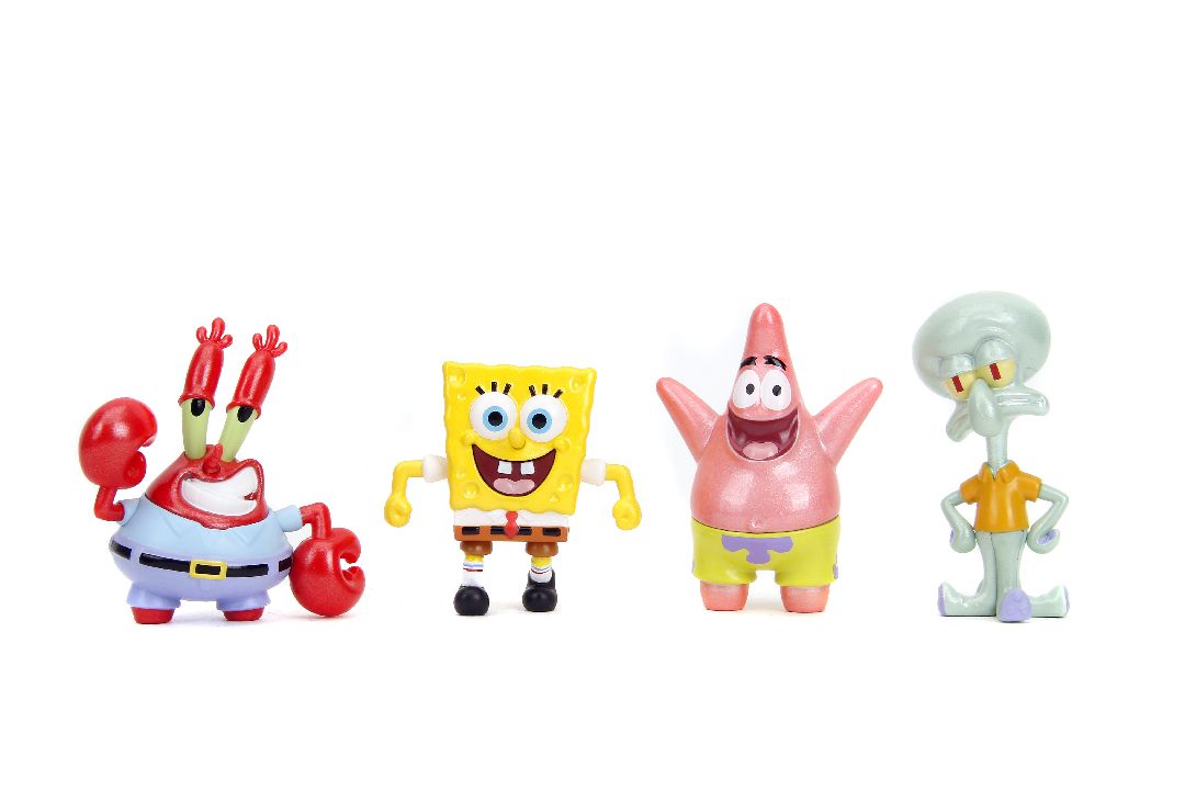 Jada Toys 2.5" Metalfigs - Spongebob 4-Pack - Click Image to Close