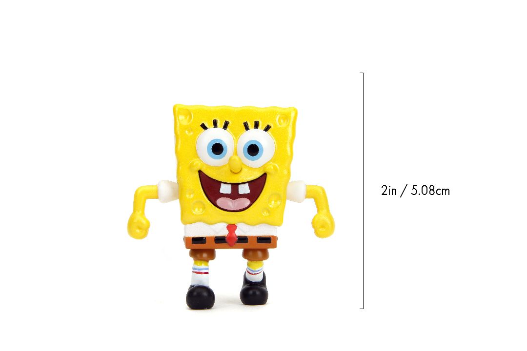 Jada Toys 2.5" Metalfigs - Spongebob 4-Pack - Click Image to Close