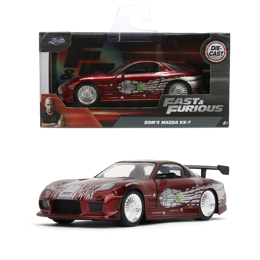 Jada 1/32 "Fast & Furious" - 1995 Mazda RX-7 - Candy Red