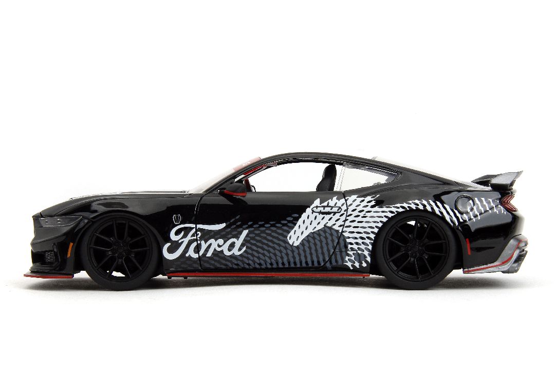 Jada 1/24 "BTM" 2024 Ford Mustang Dark Horse - Glossy Black