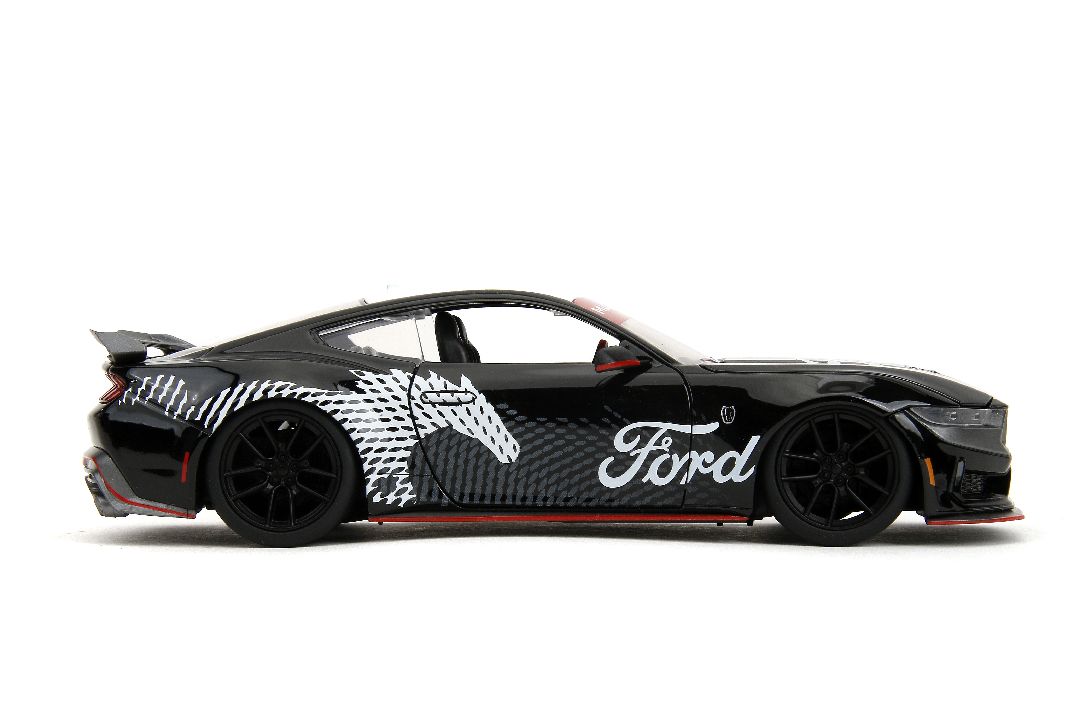 Jada 1/24 "BTM" 2024 Ford Mustang Dark Horse - Glossy Black
