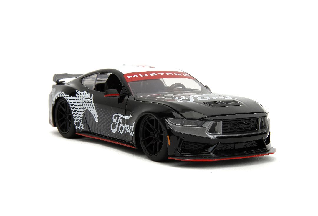 Jada 1/24 "BTM" 2024 Ford Mustang Dark Horse - Glossy Black