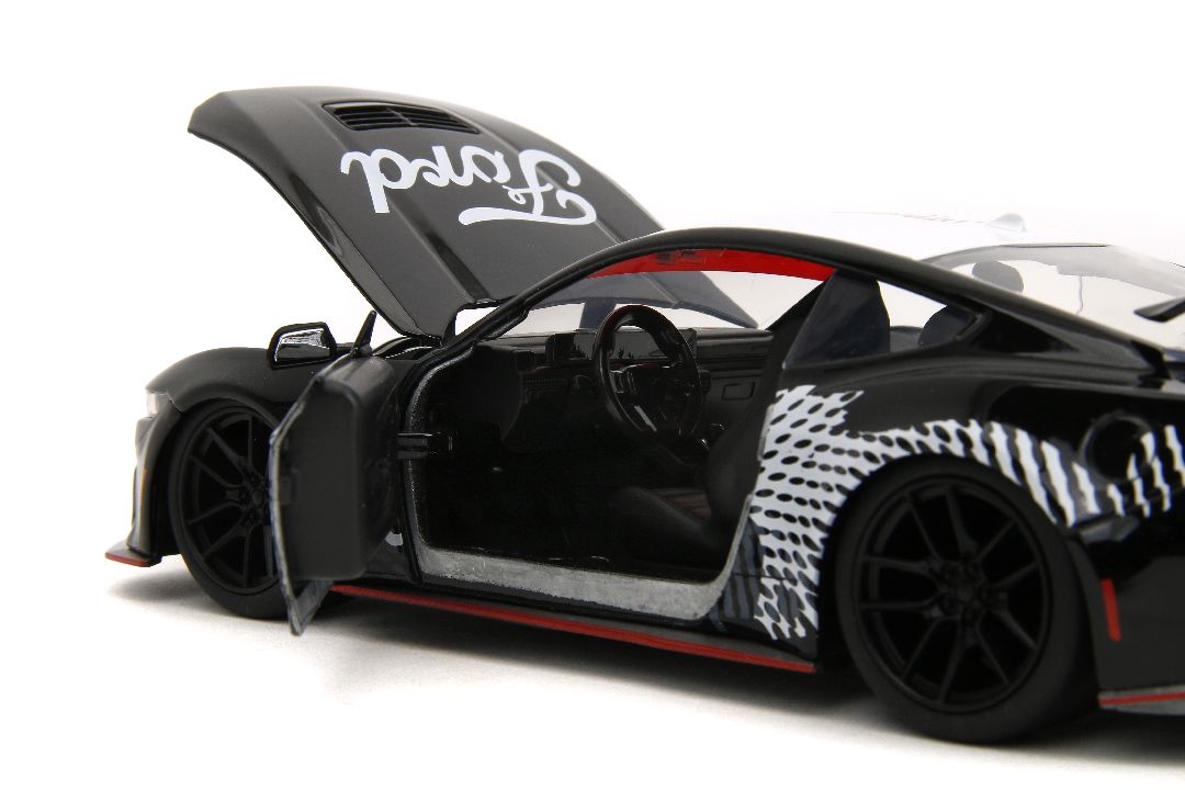Jada 1/24 "BTM" 2024 Ford Mustang Dark Horse - Glossy Black