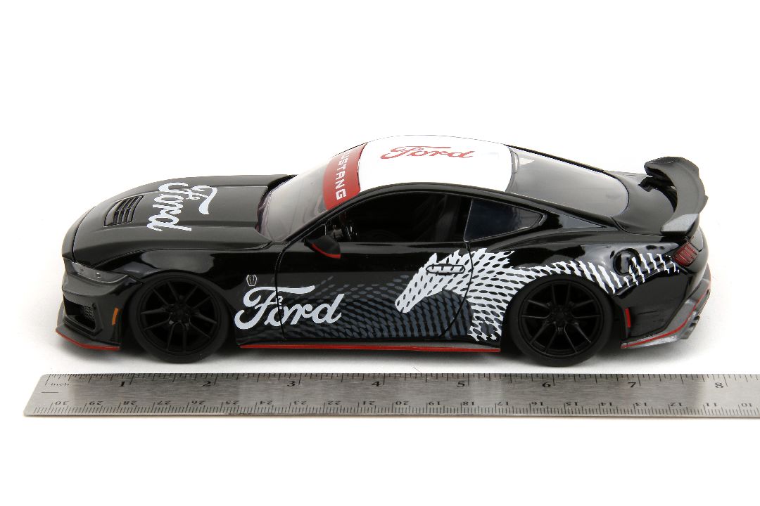 Jada 1/24 "BTM" 2024 Ford Mustang Dark Horse - Glossy Black