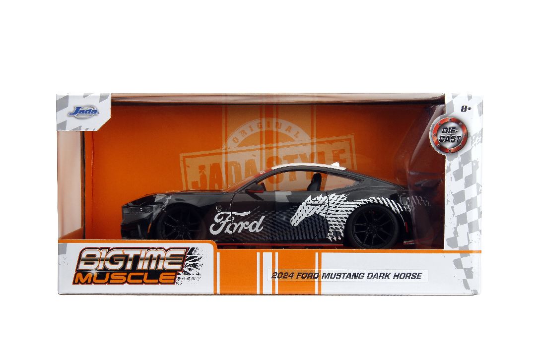 Jada 1/24 "BTM" 2024 Ford Mustang Dark Horse - Glossy Black