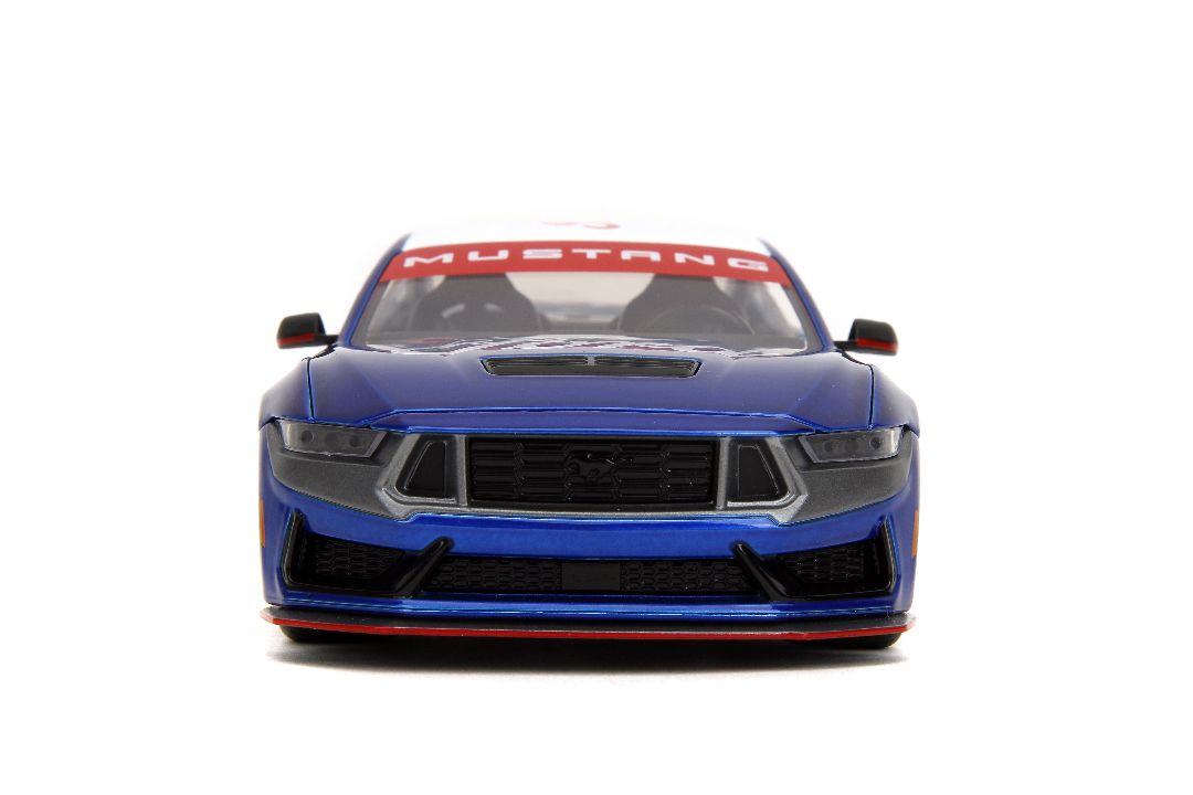 Jada 1/24 "BIGTIME Muscle" 2024 Mustang Dark Horse - Candy Blue - Click Image to Close