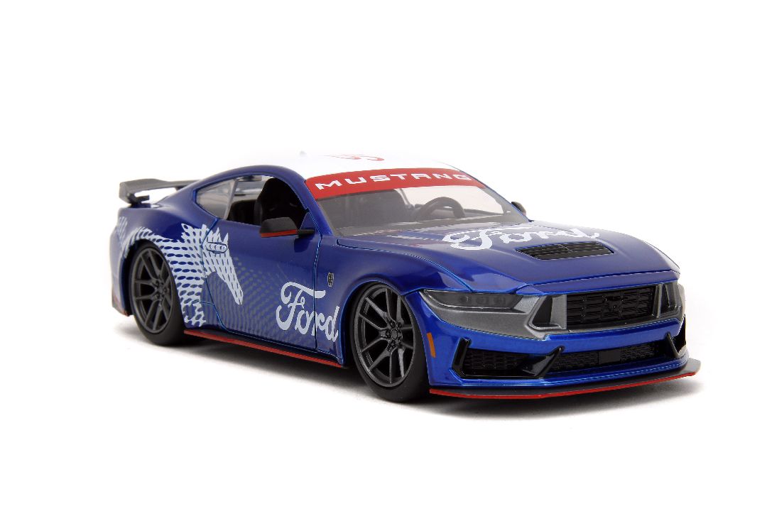 Jada 1/24 "BIGTIME Muscle" 2024 Mustang Dark Horse - Candy Blue