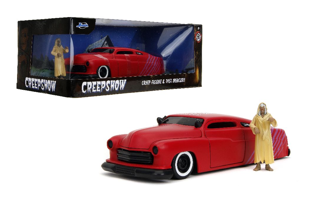 Jada 1/24 "Hollywood Rides" Creepshow 1951 Mercury w/ Figure
