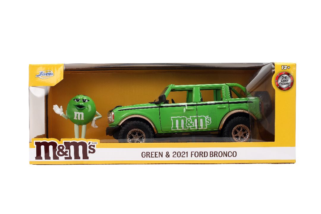 Jada 1/24 "Hollywood Rides" - M&M's - 2021 Ford Bronco