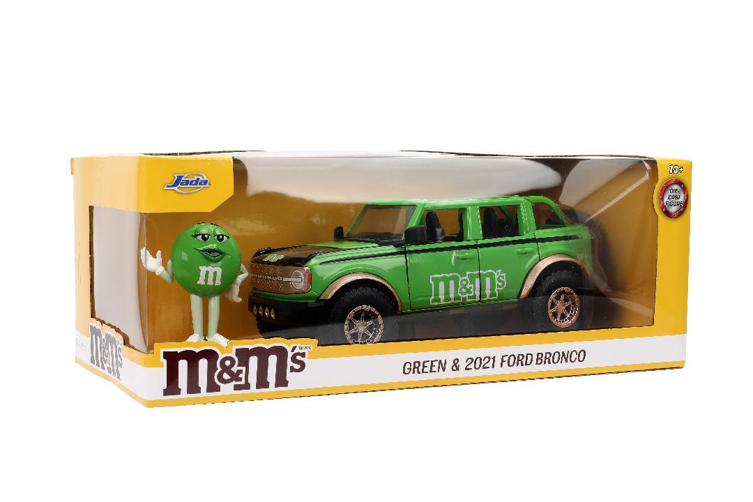 Jada 1/24 "Hollywood Rides" - M&M's - 2021 Ford Bronco