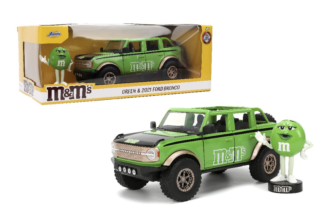 Jada 1/24 "Hollywood Rides" - M&M's - 2021 Ford Bronco