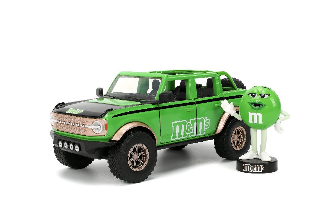 Jada 1/24 "Hollywood Rides" - M&M's - 2021 Ford Bronco