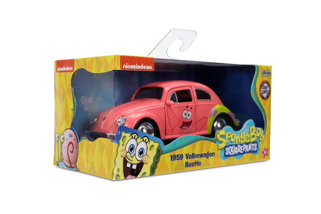 Jada 1/32 "Hollywood Rides" Spongebob 1959 Beetle (Patrick)