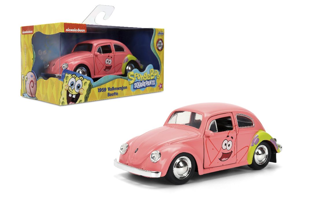 Jada 1/32 "Hollywood Rides" Spongebob 1959 Beetle (Patrick)
