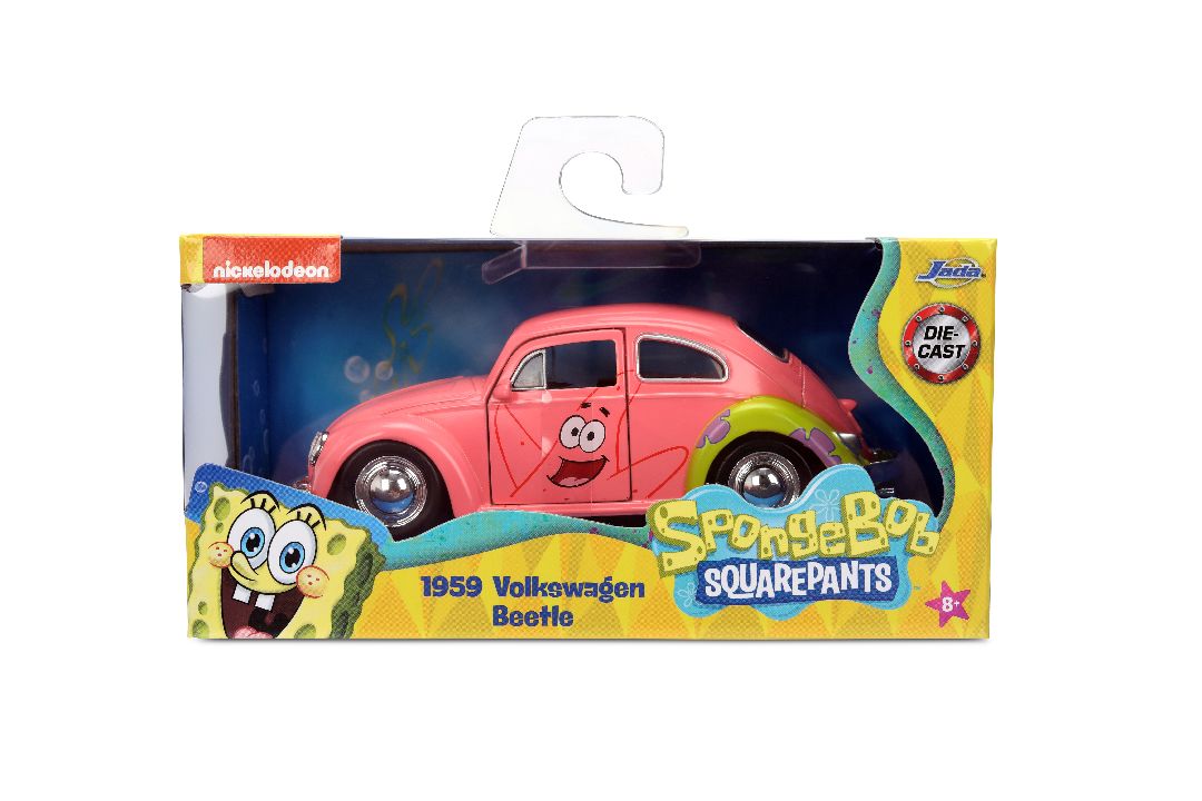 Jada 1/32 "Hollywood Rides" Spongebob 1959 Beetle (Patrick)