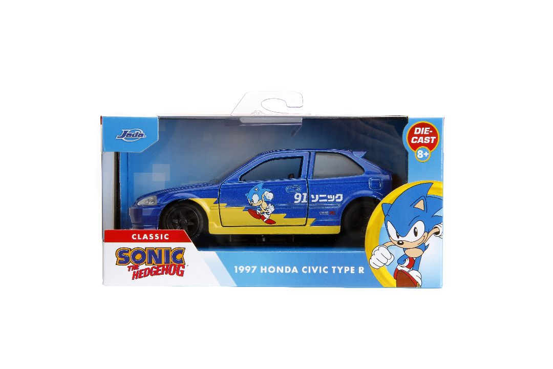 Jada 1/32 "Hollywood Rides" - 1997 Honda Civic Type-R (Sonic)