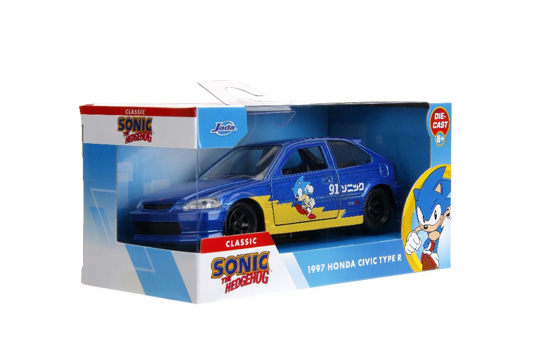 Jada 1/32 "Hollywood Rides" - 1997 Honda Civic Type-R (Sonic)
