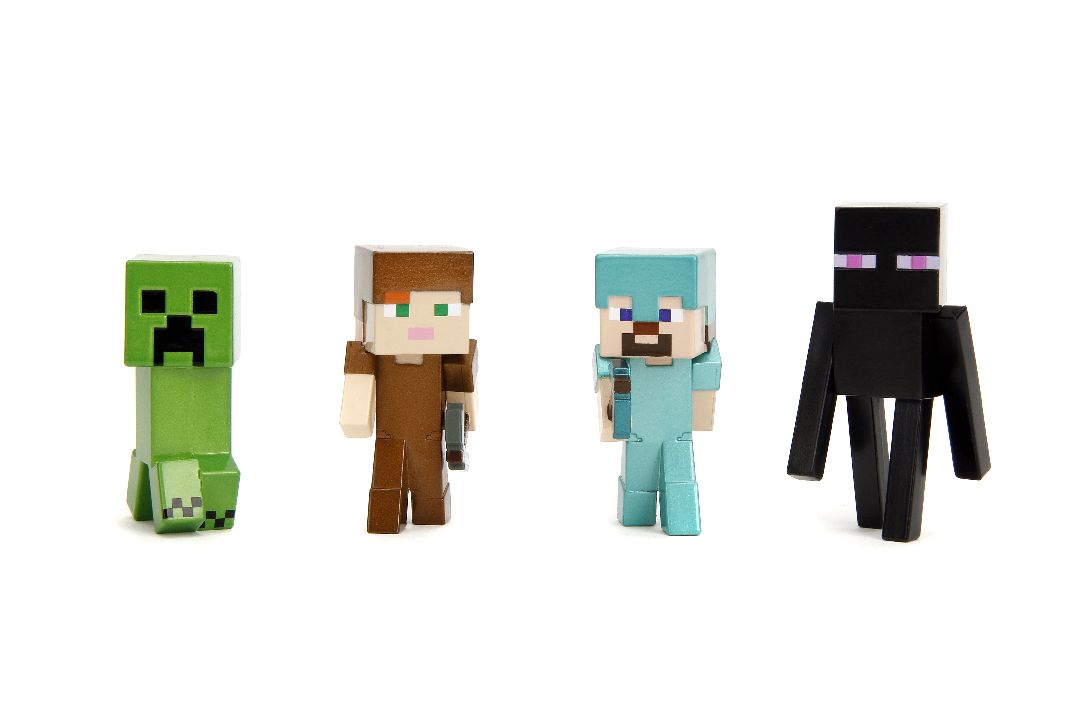 Jada 2.5" Metalfigs - Minecraft 4-Pack Wave 3