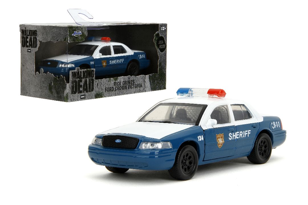 Jada 1/32 "Hollywood Rides" The Walking Dead Crown Vic Sheriff