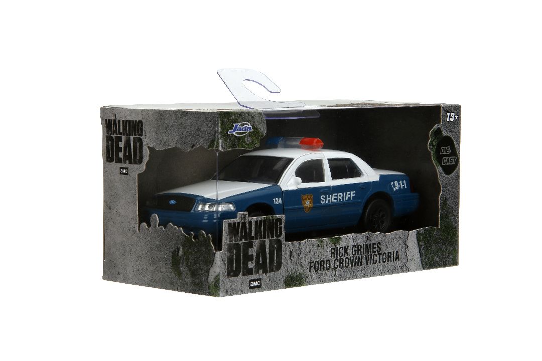 Jada 1/32 "Hollywood Rides" The Walking Dead Crown Vic Sheriff