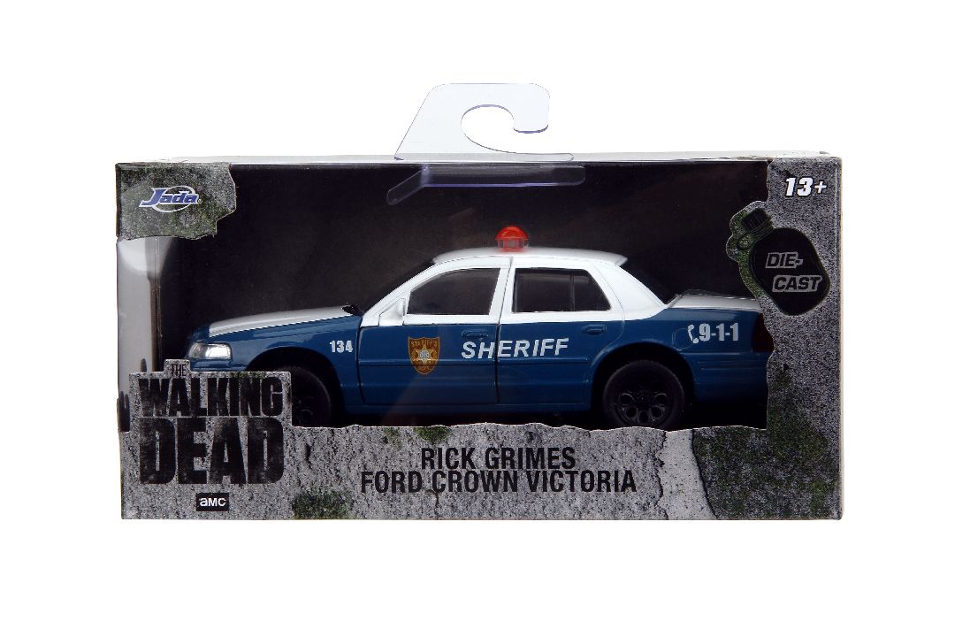 Jada 1/32 "Hollywood Rides" The Walking Dead Crown Vic Sheriff