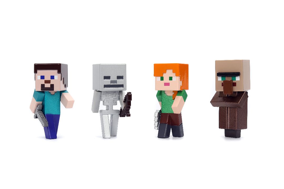 Jada 2.5" Metalfigs - Minecraft 4-Pack Wave 3