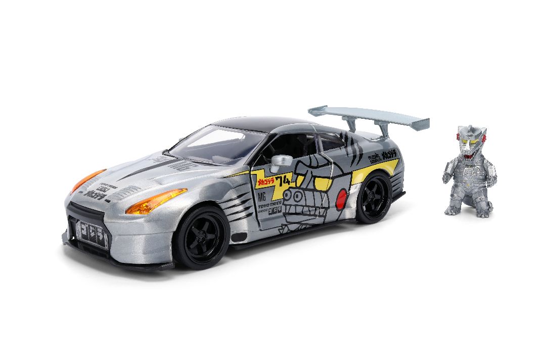 Jada 1/24 "Hollywood Rides" 2009 GT-R (R35) w/ MechaGodzilla