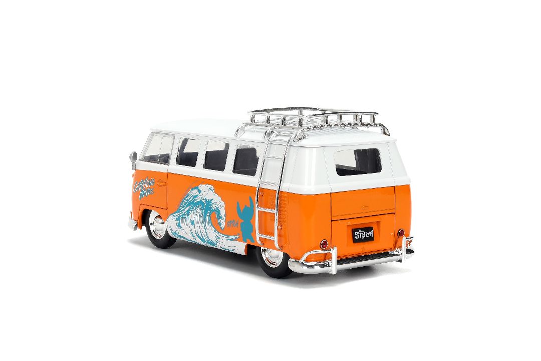 Jada 1/24 "Hollywood Rides" - Disney - 1961 VW Bus w/ Stitch