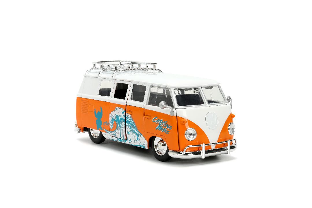 Jada 1/24 "Hollywood Rides" - Disney - 1961 VW Bus w/ Stitch