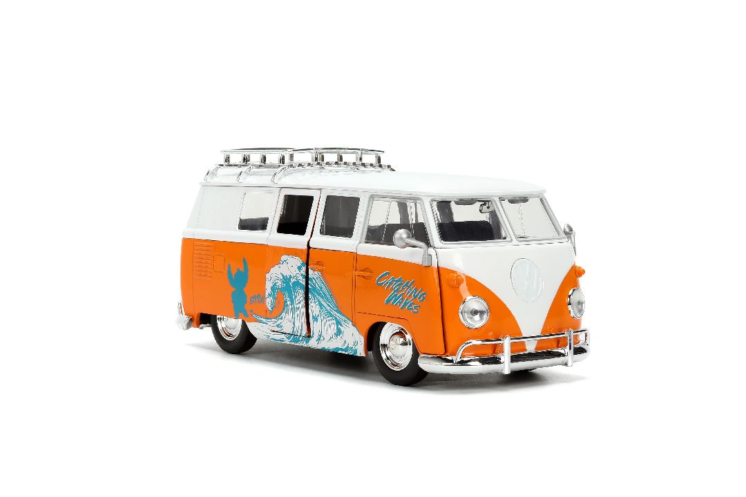 Jada 1/24 "Hollywood Rides" - Disney - 1961 VW Bus w/ Stitch