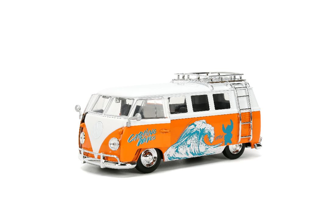 Jada 1/24 "Hollywood Rides" - Disney - 1961 VW Bus w/ Stitch