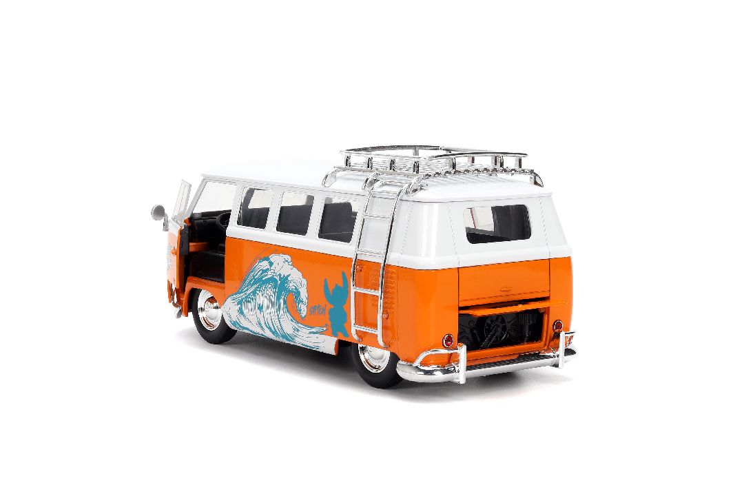 Jada 1/24 "Hollywood Rides" - Disney - 1961 VW Bus w/ Stitch