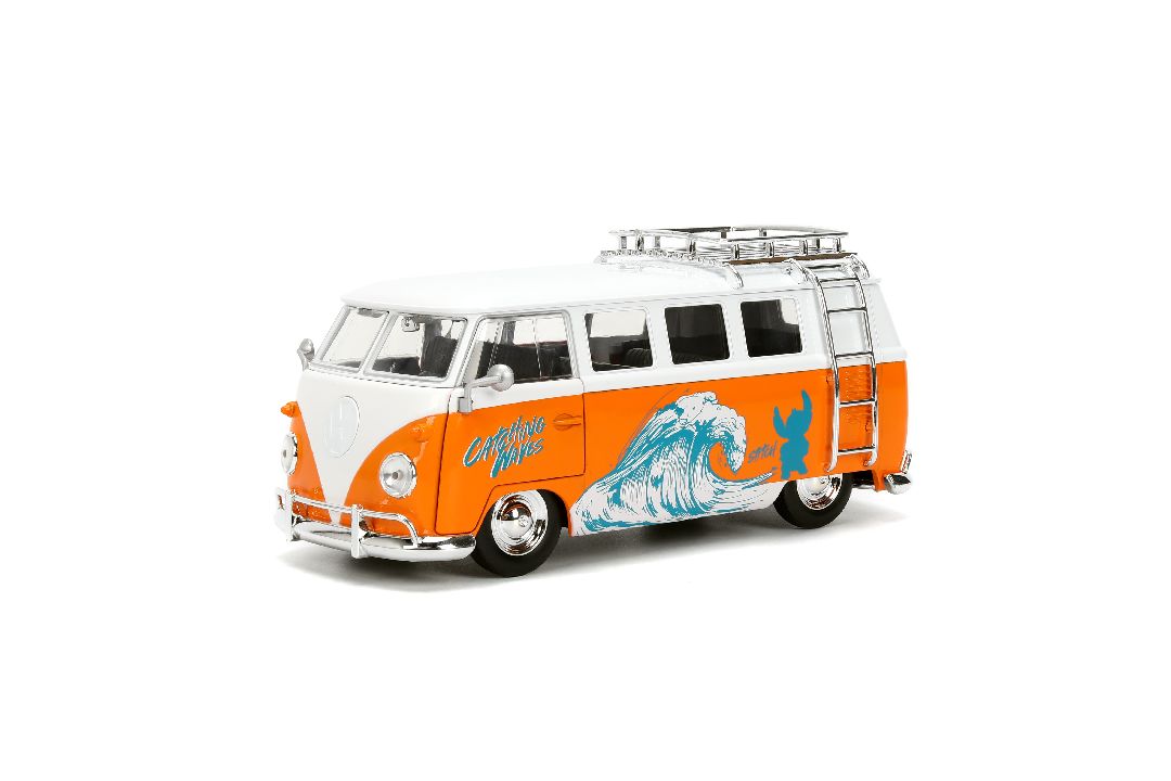 Jada 1/24 "Hollywood Rides" - Disney - 1961 VW Bus w/ Stitch