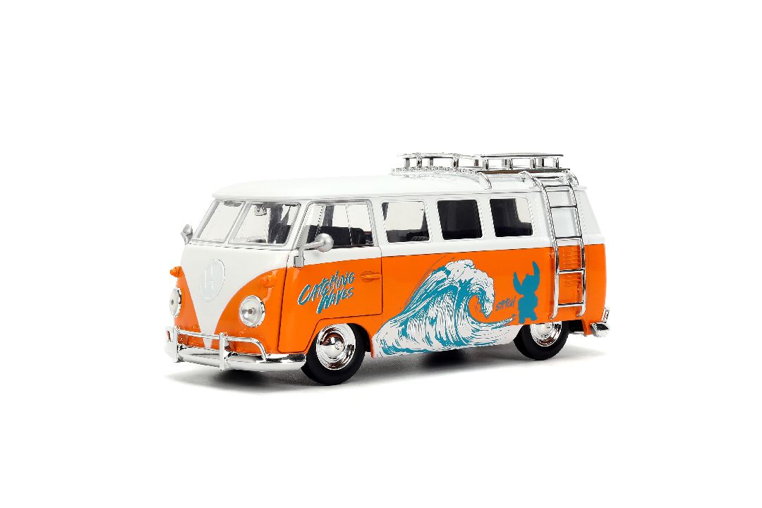 Jada 1/24 "Hollywood Rides" - Disney - 1961 VW Bus w/ Stitch