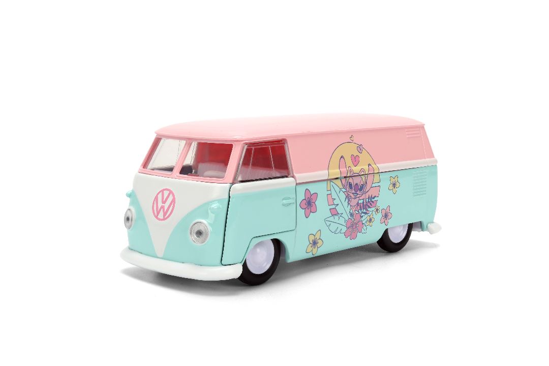 Jada 1/32 "Hollywood Rides" - STITCH - 1961 VW Bus (ANGEL THEME)