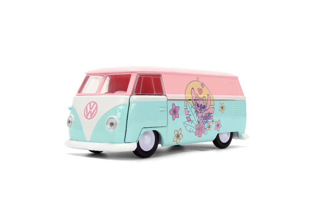 Jada 1/32 "Hollywood Rides" - STITCH - 1961 VW Bus (ANGEL THEME)
