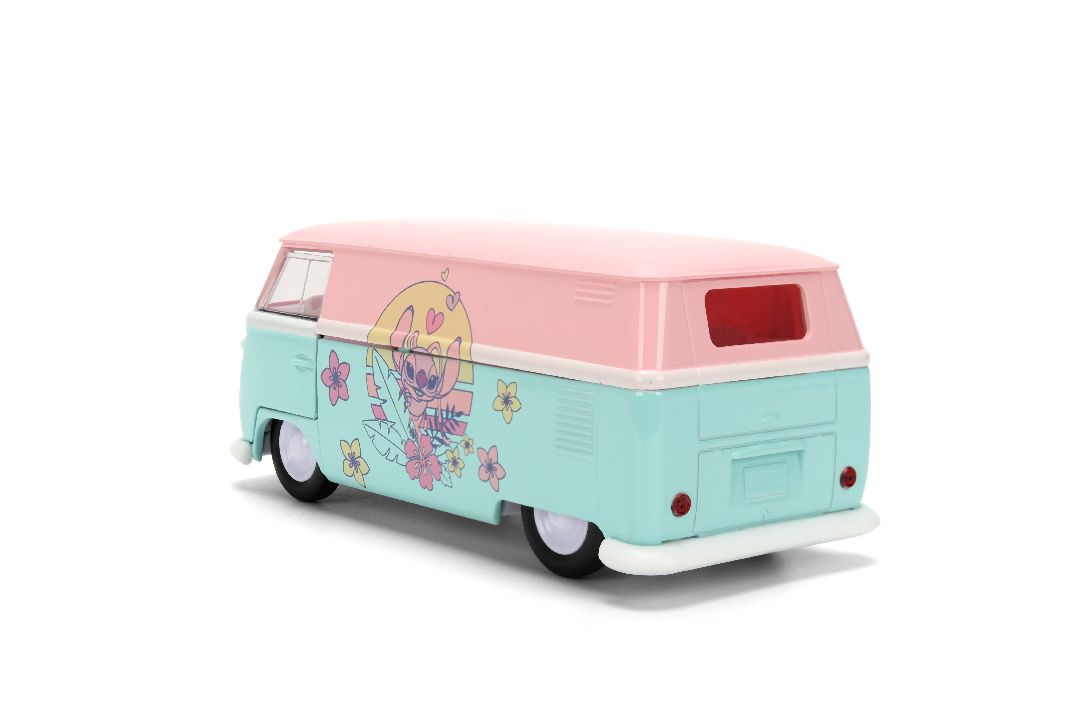 Jada 1/32 "Hollywood Rides" - STITCH - 1961 VW Bus (ANGEL THEME)