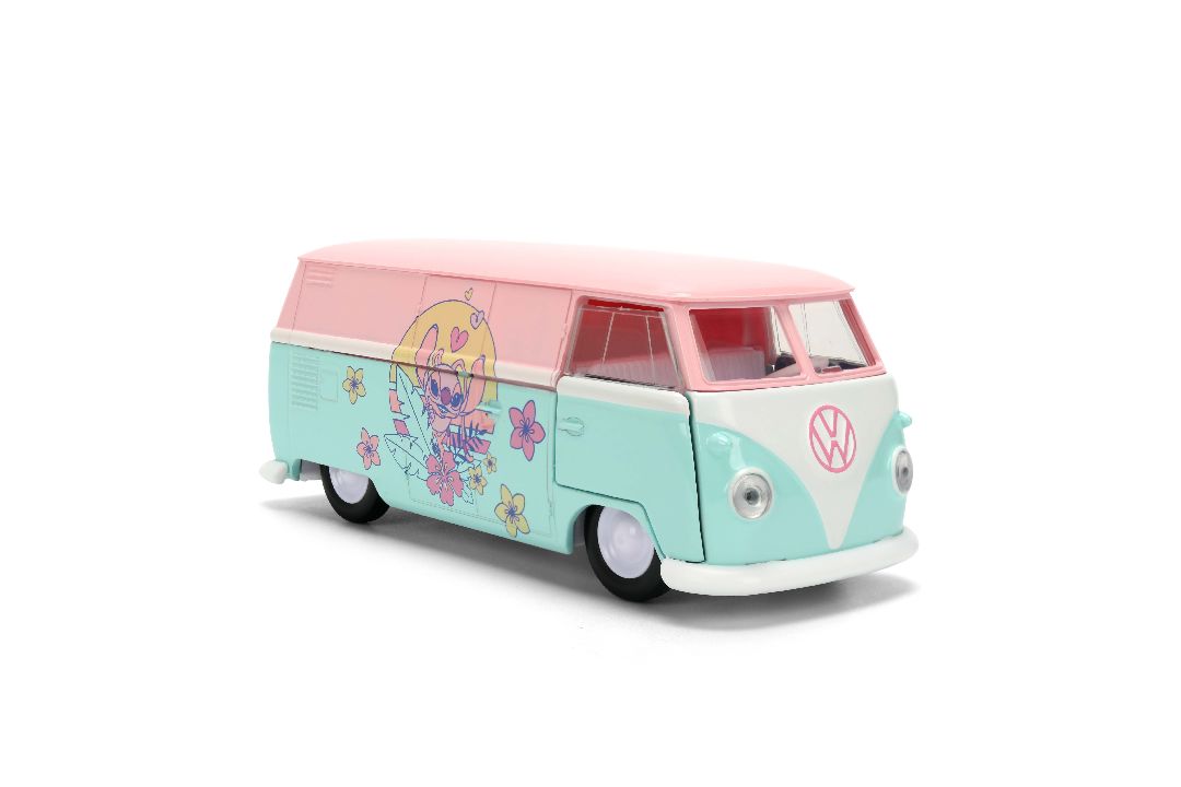Jada 1/32 "Hollywood Rides" - STITCH - 1961 VW Bus (ANGEL THEME)