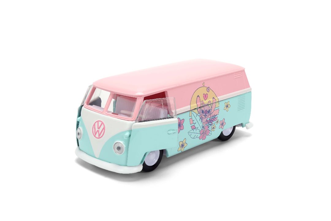 Jada 1/32 "Hollywood Rides" - STITCH - 1961 VW Bus (ANGEL THEME)