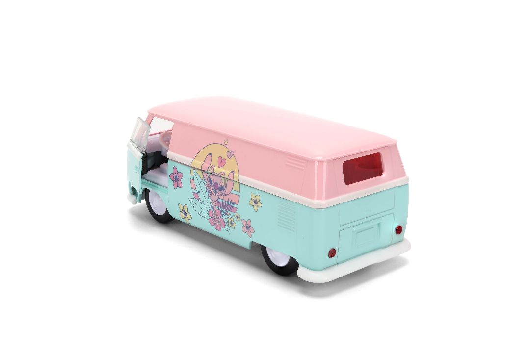 Jada 1/32 "Hollywood Rides" - STITCH - 1961 VW Bus (ANGEL THEME)