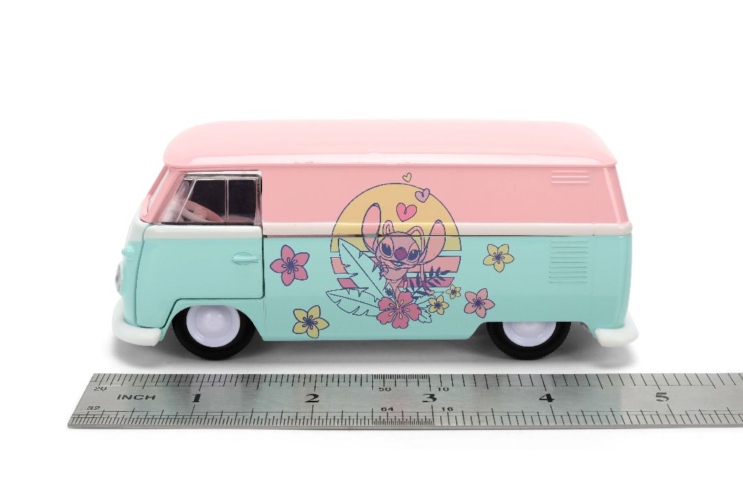 Jada 1/32 "Hollywood Rides" - STITCH - 1961 VW Bus (ANGEL THEME)