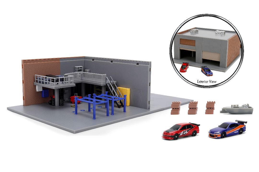 Jada Nano Scene "Fast & Furious" - Tokoyo Drift Han's Garage