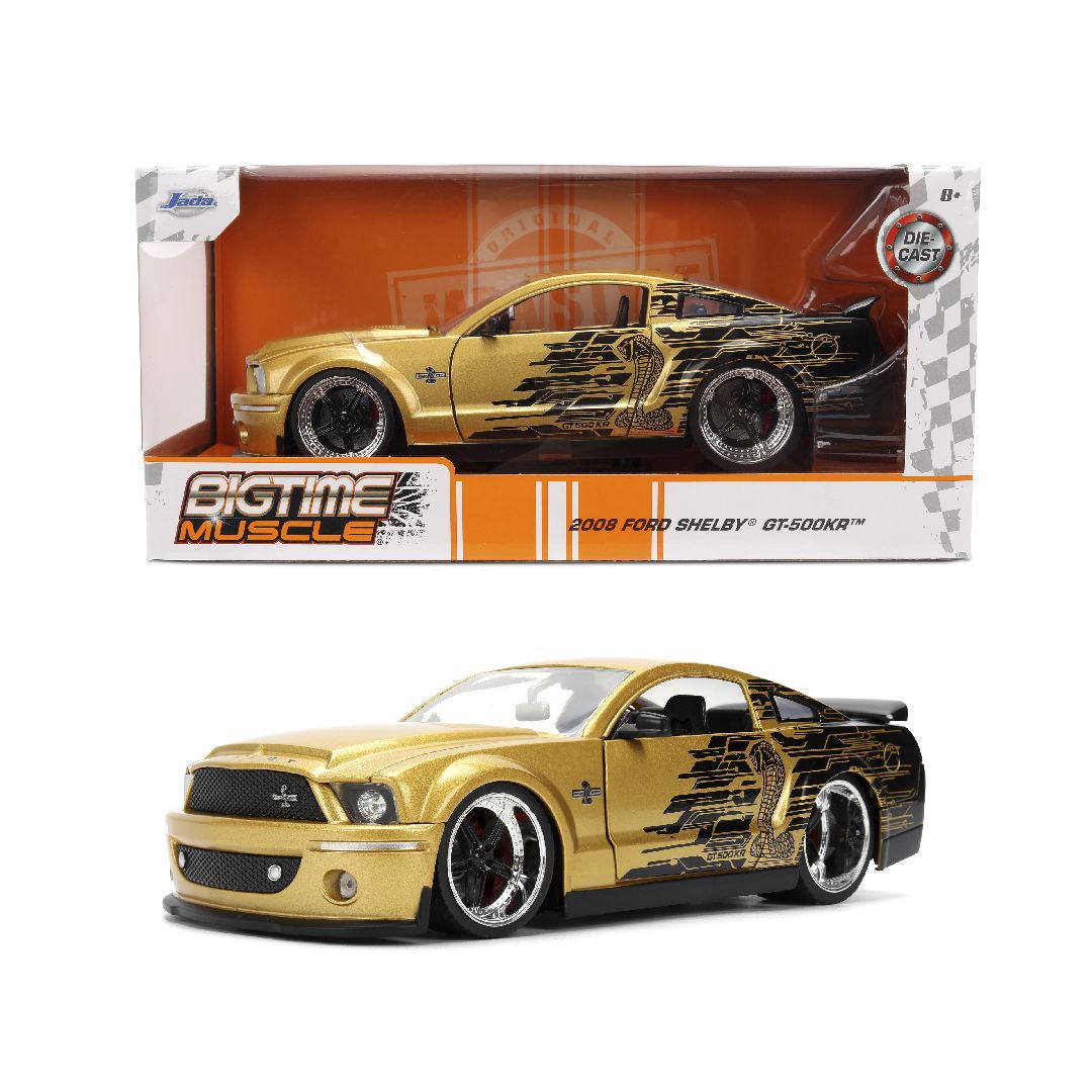 Jada 1/24 "BIGTIME Muscle" - 2008 Ford Mustang Shelby GT500KR