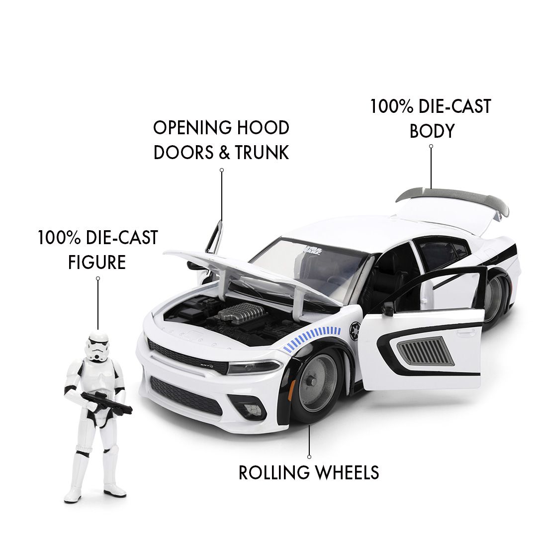 Jada 1/24 "Hollywood Rides" SW - 2015 Challenger STORMTROOPER