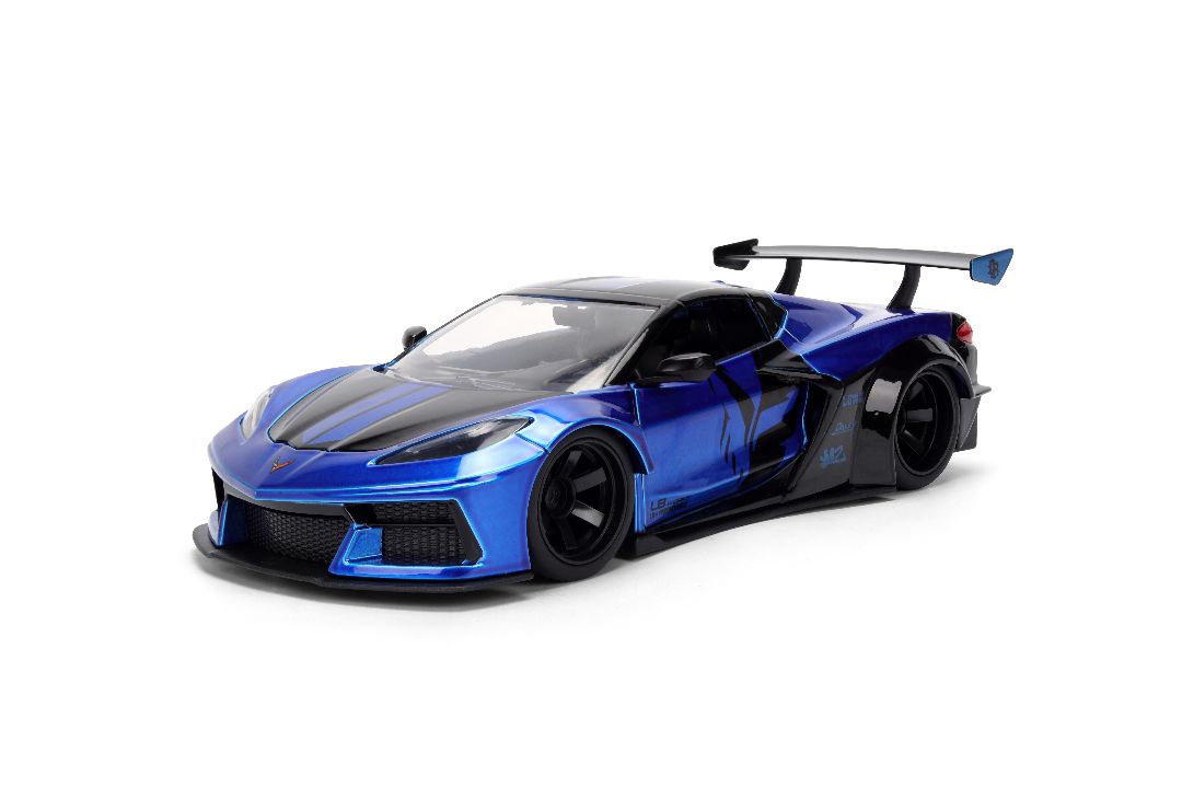Jada 1/24 "Hyper-Spec" - 2023 Chevy Corvette C8 - Liberty Walk
